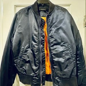 Rag and bone manston navy bomber jacket